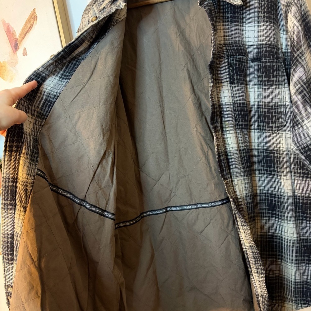 Columbia Men’s Quilted Lined Shacket Large - Picture 8 of 9